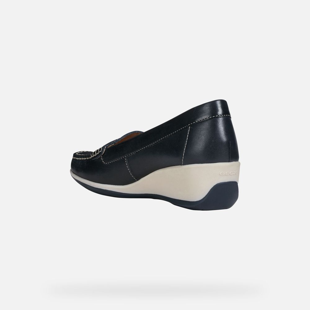 Geox Bayan Ballerina Lacivert - Arethea - OMF-048397